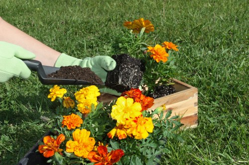 Local transfer station handling woodchip and green waste